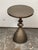 Arhaus Arhaus Sculptural Bronze Finish Pedestal Martini Side Table For Sale - Image 4 of 12