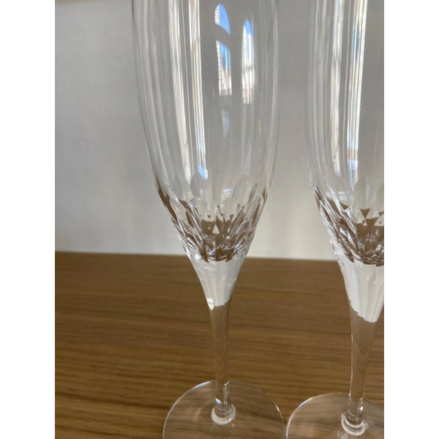 For sale are five vintage Orrefors Prelude Champagne flutes. The Prelude pattern was first introduced in 1957 and still...