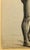 Paper Henry Arthur Roberts after Drölling, Pre-Second Republic French Academy Life Study of Standing Male Nude, 1800s, Charcoal & Pencil on Paper For Sale - Image 7 of 18