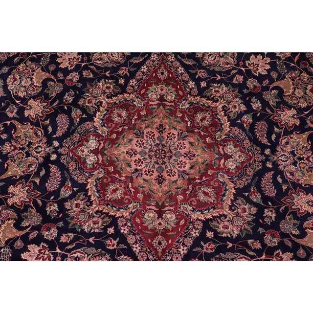 Designed with mesmerizing intricacy and gorgeous color palette, this hand-knotted masterpiece demonstrates the beauty and...