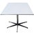 Silver 1970s Arne Jacobsen Piet Hein Dining Table For Sale - Image 8 of 8