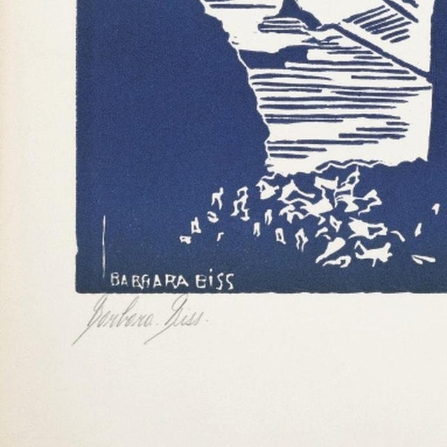 Modern Barbara Eiss, Landscape Composition, 20th Century, Screenprint For Sale - Image 3 of 6