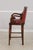 1990s Hancock & Moore Red Leather Bar Stool Counter Chairs For Sale - Image 5 of 18
