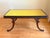 Early 1900s Citron Gold Mirror Top and Ebony Walnut Empire Coffee Table For Sale - Image 9 of 17