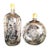 Murano Glass Bottles, 1993, Set of 2 For Sale