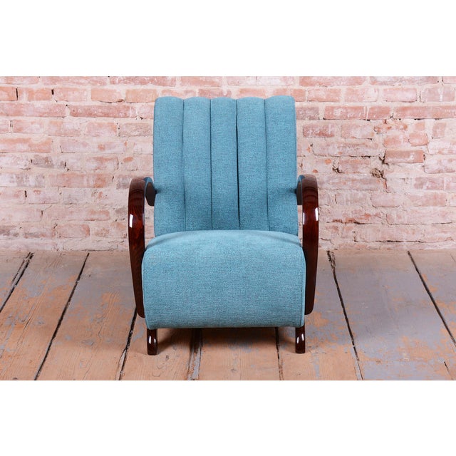 Art Deco Armchairs by J. Halabala for Up Zavody, Czech, 1930s, Set of 2 For Sale - Image 9 of 17