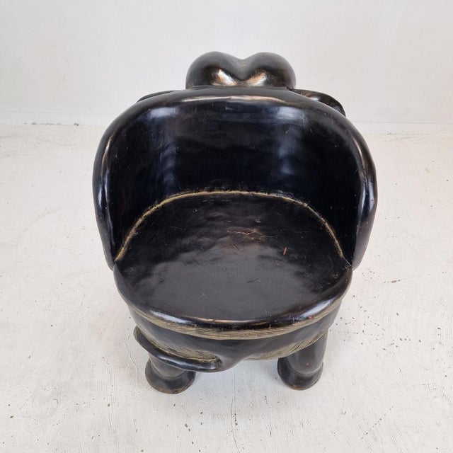 Asian Wooden Elephant Chair, 1900s For Sale - Image 11 of 18