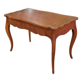 Vintage Solid Mahogany Cabriole Leg Piano Bench With Partitioned Storage For Sale