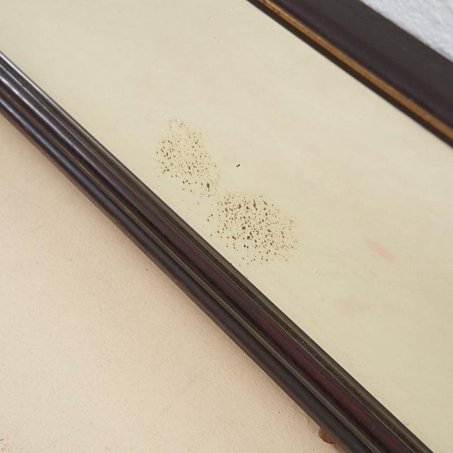 Vitage Wooden Mirror, 1970s For Sale - Image 5 of 7