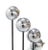 Mid-Century Modern Chrome Globe Table Lamps - a Pair For Sale - Image 6 of 10