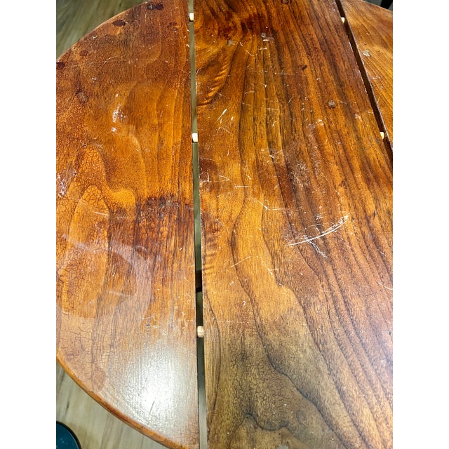 Antique Mahogany Snake-Foot Tripod Candle Table, 19th Century, Regency Tradition For Sale - Image 12 of 16