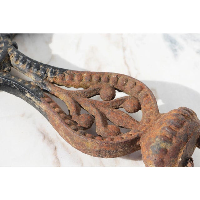 Large 18th Century Cast Iron Cross, Amazing Details, Portuguese Chairish