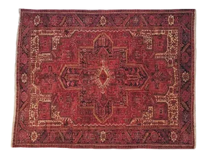 1970s Vintage Persian Heriz Rug - 10' X 12'7"
