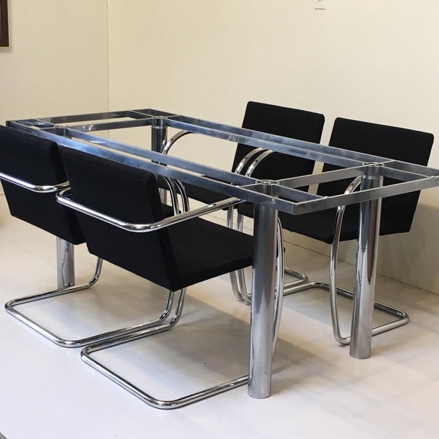 Knoll "Andre" Chrome Dining Table Base Chairish