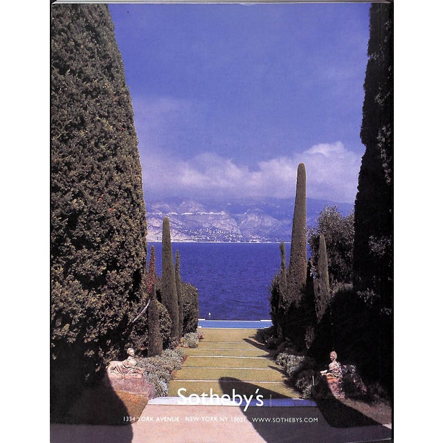 White The Collection of Villa Fiorentina, Cap Ferrat 2001 Sotheby's New York For Sale - Image 8 of 9