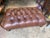 Late 20th Century Vintage Chesterfield Syle Tufted Leather Ottoman Footstool For Sale - Image 5 of 16