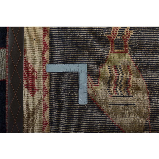 Hand-Knotted Gabbeh Nomadic Rug For Sale - Image 10 of 11