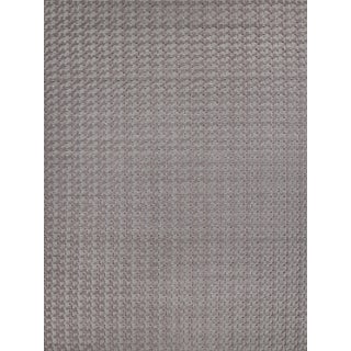 Exquisite Rugs Monroe Handmade New Zealand Wool Dark Taupe Rug-6'X9' For Sale