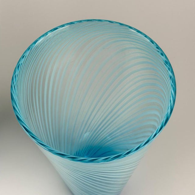 Vintage Murano Glass Vases by Gio Ponti, Italy, 1970s, Set of 3 For Sale - Image 10 of 12