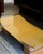 Vintage Italian Glass-Wood CoffeeTable | Postmodern 1970s Style | Sculptural Tempered Glass For Sale In Atlanta - Image 6 of 6