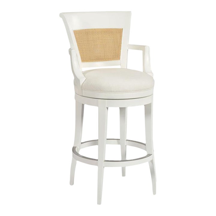 Grace Bay Counter Stool, Alabaster Finish Chairish