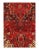 Abstract Red Color Persian Vintage Heriz 10' X 12'8'' For Sale - Image 3 of 6