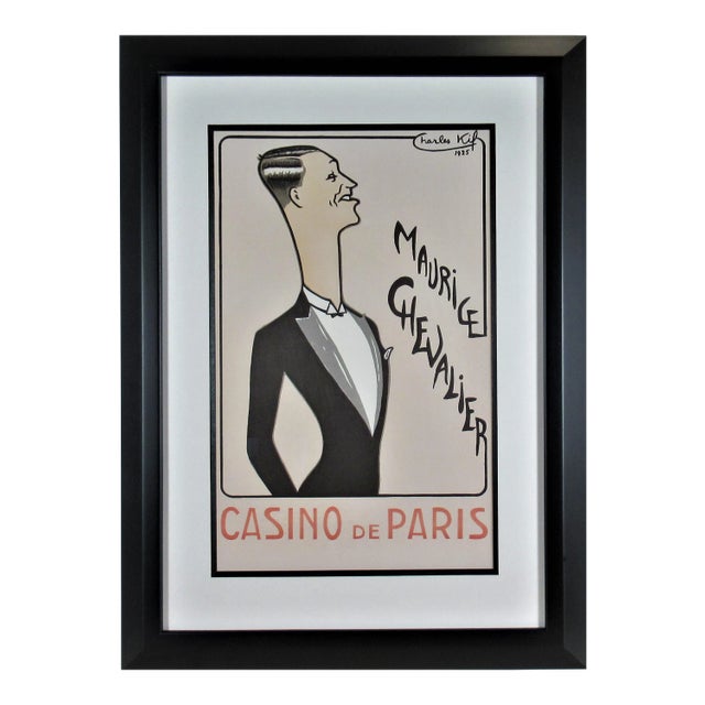 Charles Kiffer, Maurice Chevalier, Casino de Paris, 1925 For Sale