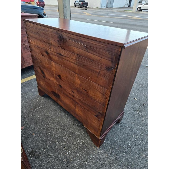 Brown Very Fine 18th C / 19th C Inlaid English Georgian 7 Drawer Chest For Sale - Image 8 of 9