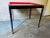 Wood Theodore Alexander Red and Black Lacquered ‘Aside’ Tray Top Side Table. For Sale - Image 7 of 12