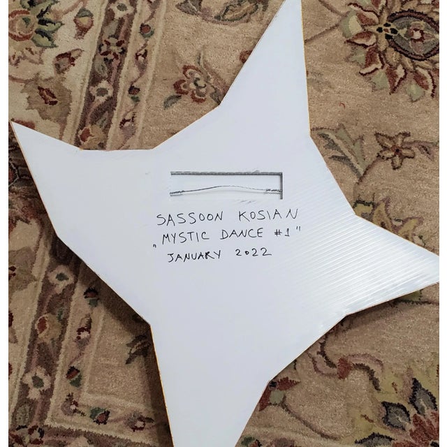 Plastic "Mystic Dance #1" Contemporary Geometric Abstract Sculpture by Sassoon Kosian For Sale - Image 7 of 8