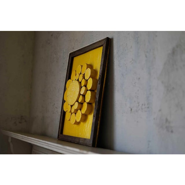 1980s Sculptural Relief For Sale - Image 5 of 5