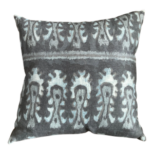 Ryan Studio Blue Ikat Pillow