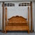 Vintage Solid Oak Queen Bed Poster Headboard Footboard Carved Shell Traditional For Sale - Image 11 of 16