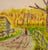 American Naive Landscape Scene Acrylic, 1966 For Sale - Image 4 of 7