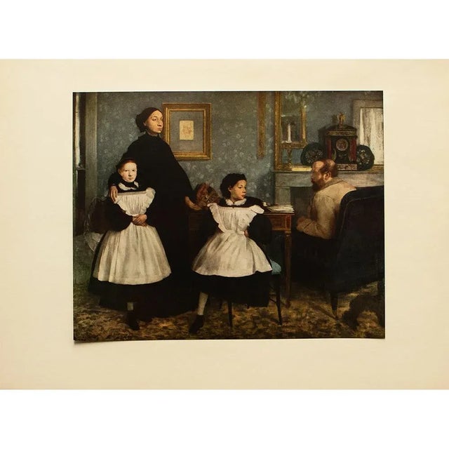 1952 After Edgar Degas "The Bellelli Family", First Edition Vintage Print For Sale In Dallas - Image 6 of 8