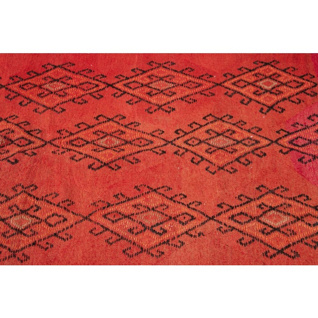 Mid-20th Century Vintage Kilim Runner Rug 5' 2" X 13'. For Sale - Image 9 of 13