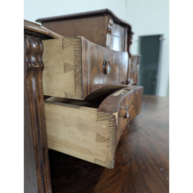 Small Mahogany Bonheur Du Jour Desk For Sale - Image 4 of 10