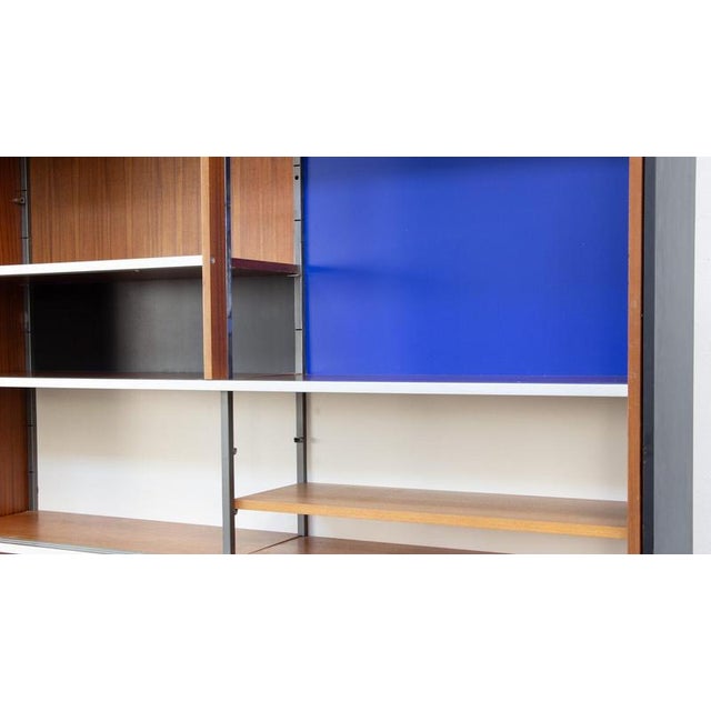 Mahogany Bookcase by Georges Frydman for EFA, 1960s For Sale - Image 6 of 9