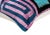 Canvello Handmade Geometric Velvet Throw Pillow in Vibrant Pink, Blue & Green For Sale - Image 4 of 7