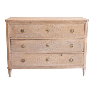 18th Century Period Directoire Commode, Bleached For Sale