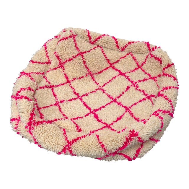 Moroccan Handmade Pouf Cover For Sale