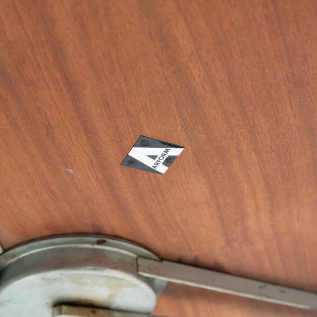 Round Table in Wood and Metal For Sale - Image 9 of 18