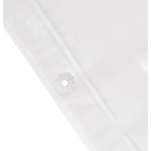 American Clear Shower Curtain Liner Anti-Bacterial Peva 70x71 Water Repellent Mainstays For Sale - Image 3 of 8