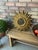 1970s Mid Century Modern Italian Florentine 20" Gilded Sunburst Wall Mirror For Sale - Image 15 of 18
