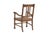 Farmhouse Vintage Anglo-Indian Teakwood Armchair For Sale - Image 3 of 3