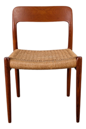 Original Jl Mollers Model 75 Chair, Niels Otto Møller, Teak, Danish