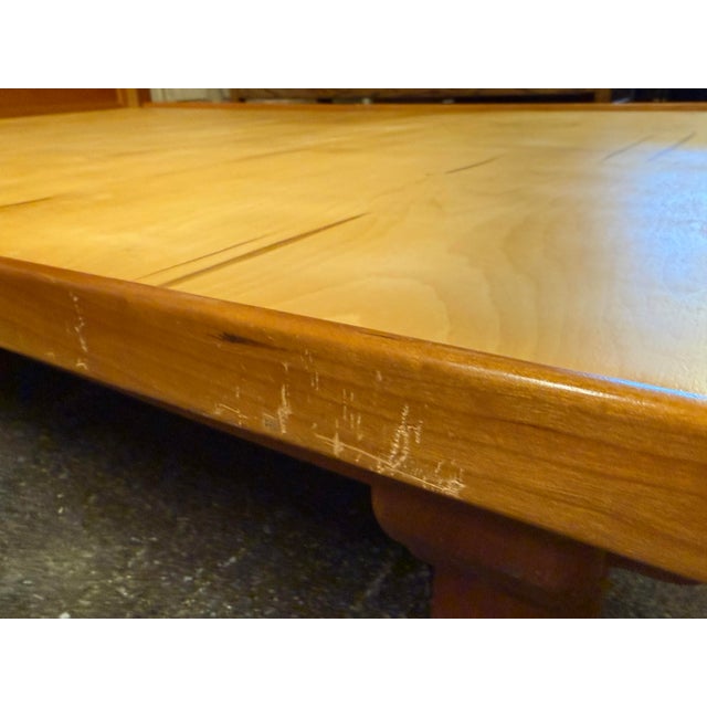Queen Size Handcrafted Bonsai Tree Cherry Wood Bed Frame For Sale - Image 12 of 12