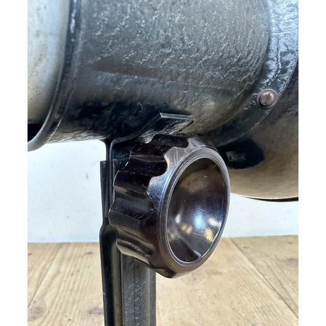 Vintage Black Enamel Table Lamp, 1950s For Sale - Image 15 of 18