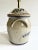 Vintage 1988 Signed Pottery Crock Table Lamp, Cobalt Blue Leaves & Details With Ear Handles For Sale - Image 4 of 18
