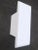 1980's Post Modern White Console Table For Sale - Image 12 of 13